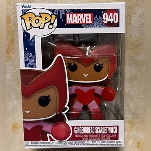 Funko Pop Marvel Gingerbread Scarlet Witch #940 Disney Wanda Maximoff